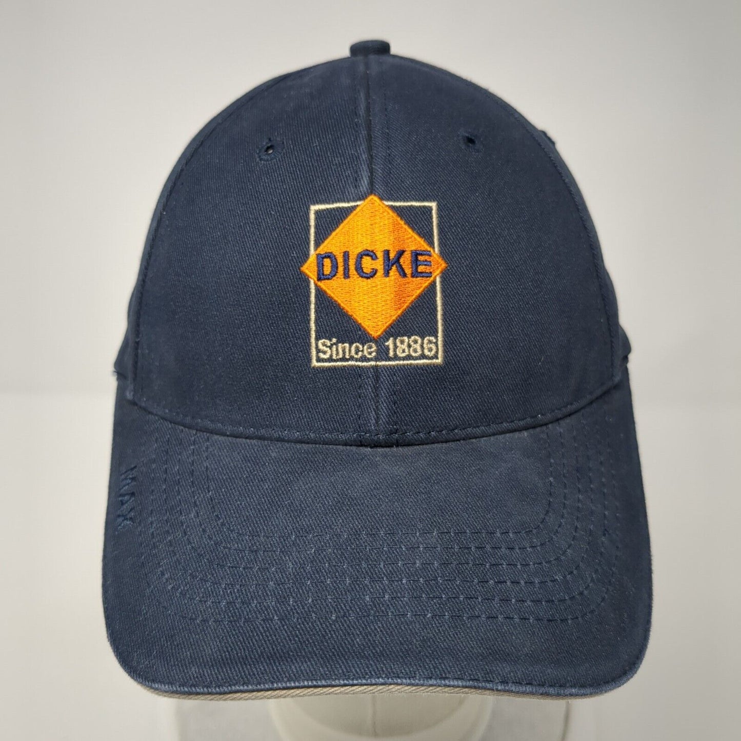 Dicke Since 1886 Strapback Hat Blue One Size Adjustable Embroidered The Max Hat