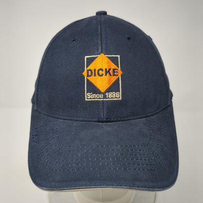 Dicke Since 1886 Strapback Hat Blue One Size Adjustable Embroidered The Max Hat