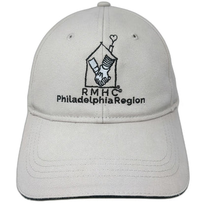Cap America RMHC Philadelphia Region Gray One Size Baseball Strapback Hat