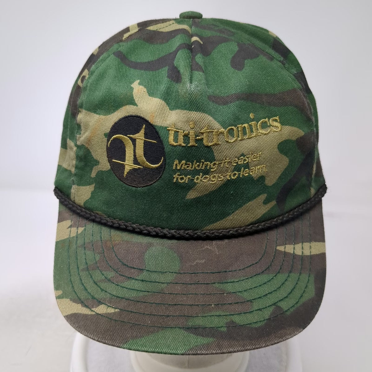 Ozark Specialty Advertising 5 Panel Green One Size Tri-Tronics Camo Rope hat