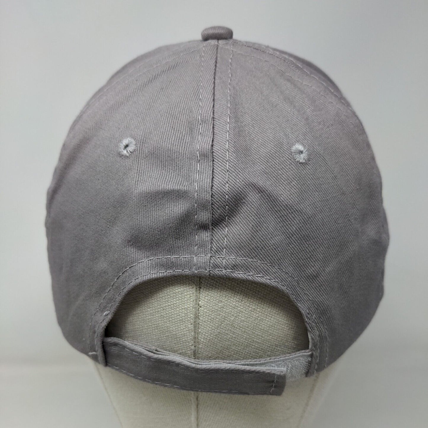 Plantation Palms Golf Club Strapback Hat Gray One Size Embroidered