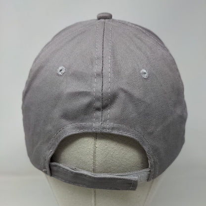 Plantation Palms Golf Club Strapback Hat Gray One Size Embroidered