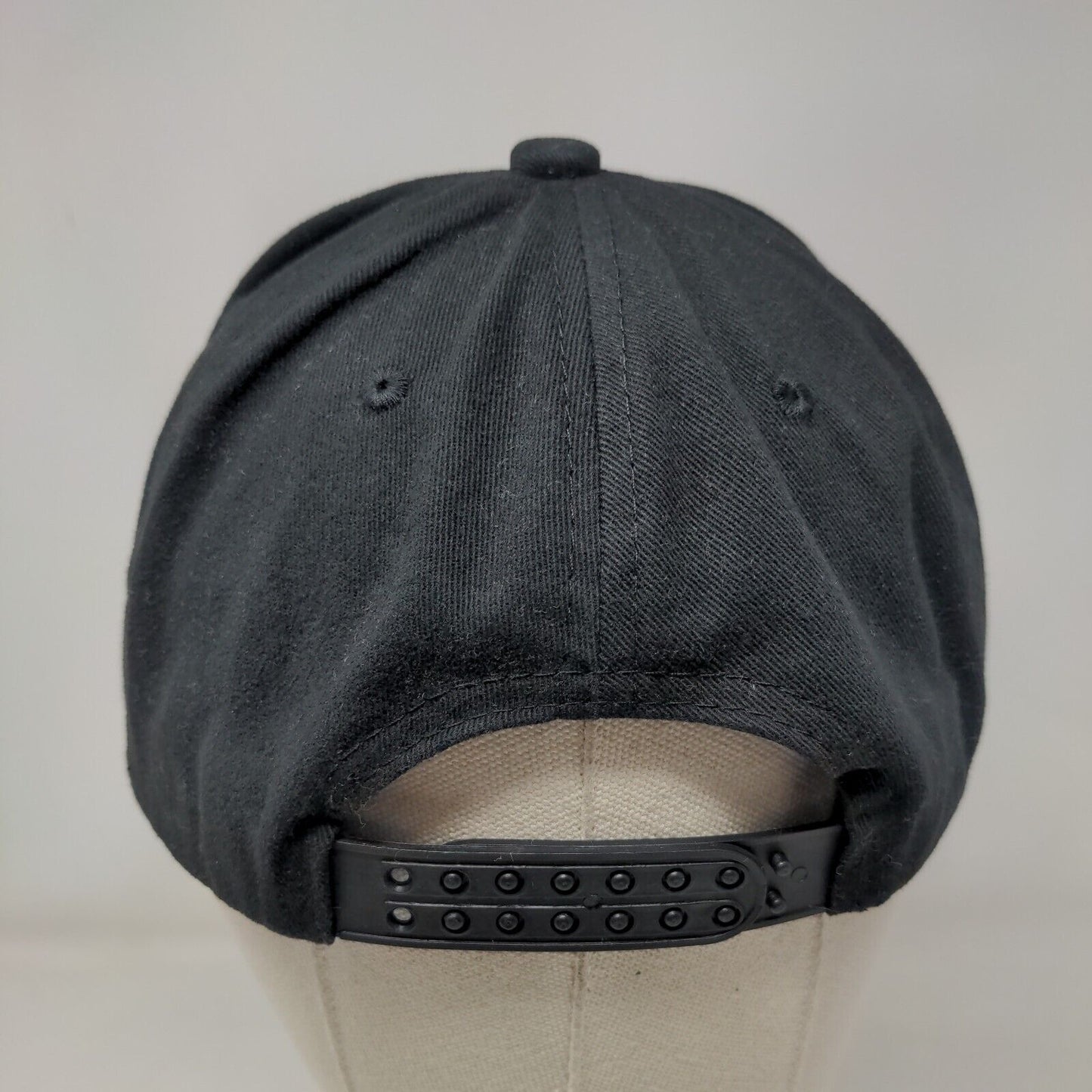 Positive Vibes Snapback Hat Black One Size Adjustable Embroidered 6 Panel Cotton
