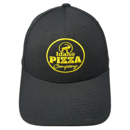 Yupoong 5 Panel Black One Size Idaho Pizza Company Snapback Hat Embroidered