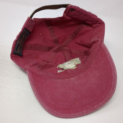 Lead Shot Red Baseball Cap OS NCAA 2001 National Champions Montana Hat Vintage