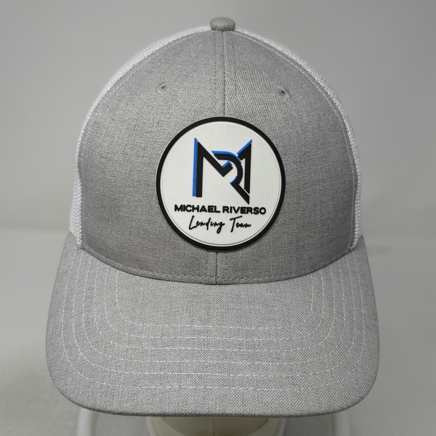 OTTO Trucker Hat Gray One Size Michael Riverso Lending Team Mesh Snapback Hat