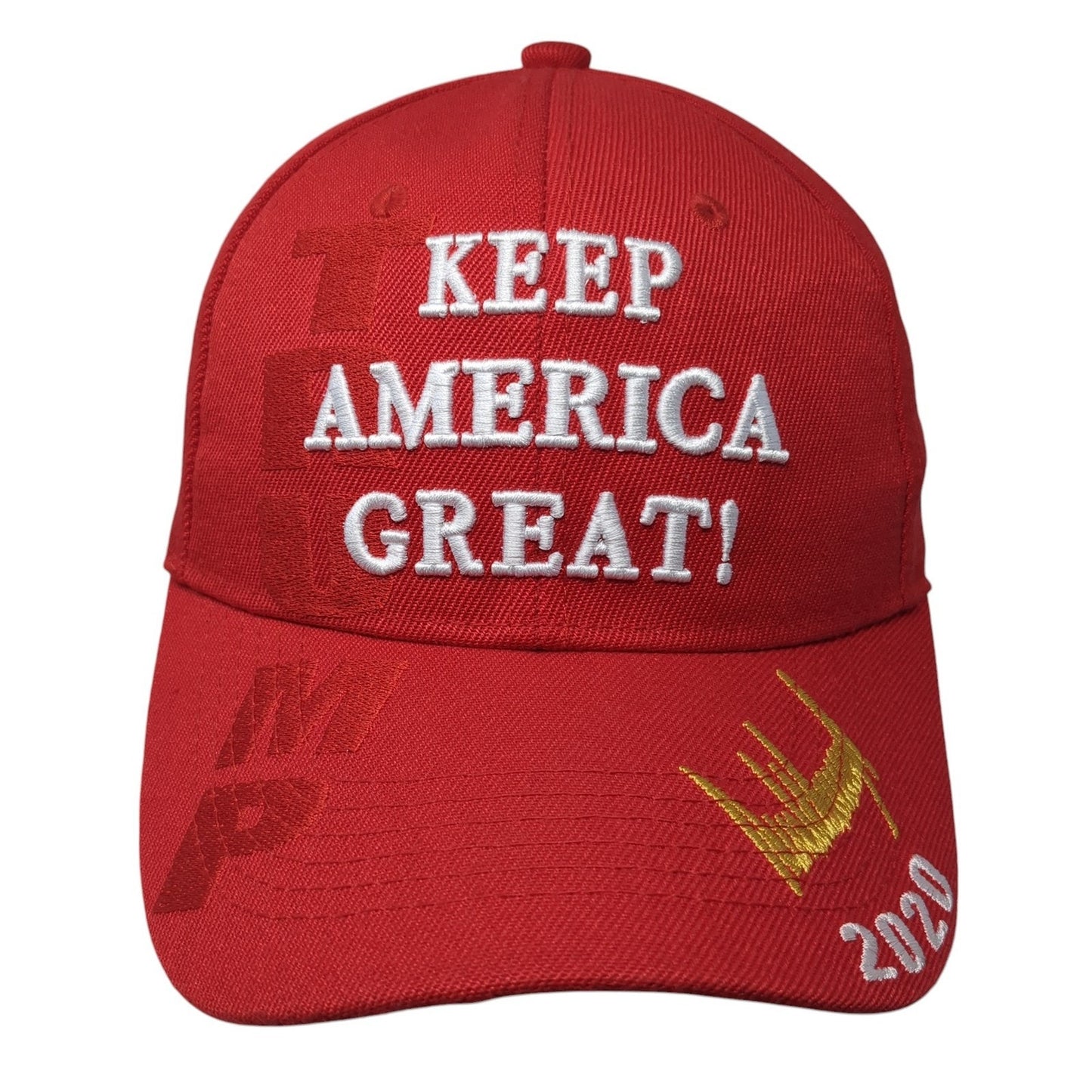 Keep America Great 2020 Baseball Cap Red OS Adjustable Embroidered Patriotic DC