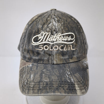 Mathews Solocam Strapback Hat Camo One Size Adjustable Hunting Outdoor