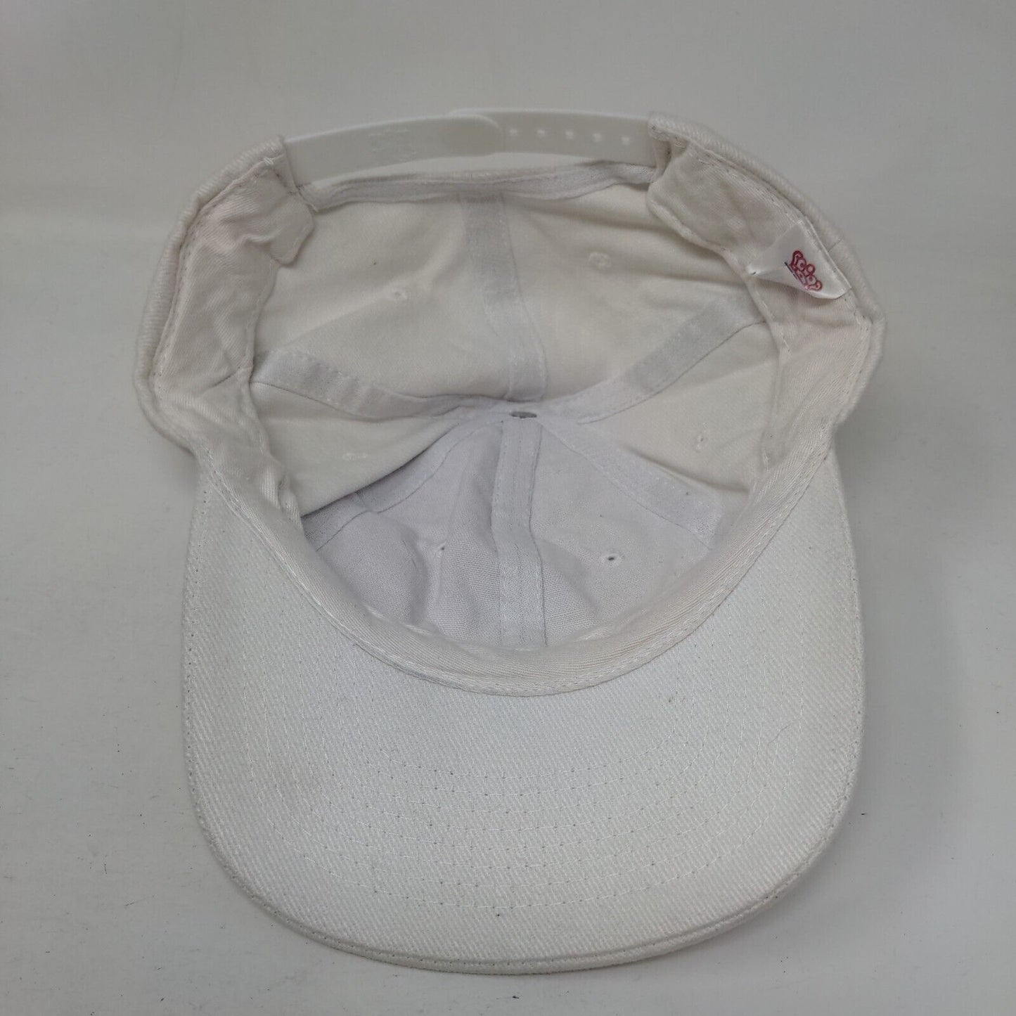 KC Snapback Hat Cream OSFA Adjustable Vented Holes 6 Panel Blank