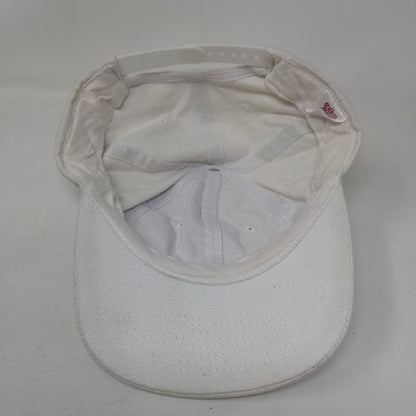 KC Snapback Hat Cream OSFA Adjustable Vented Holes 6 Panel Blank