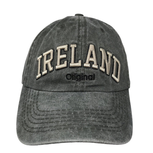 Robin Ruth Men's Strapback Hat Green Gray Adjustable Embroidered Ireland Logo