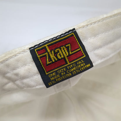 Zkapz Baseball Cap White One Size Pro-Duffers Golf Crest Patch Slideback hat