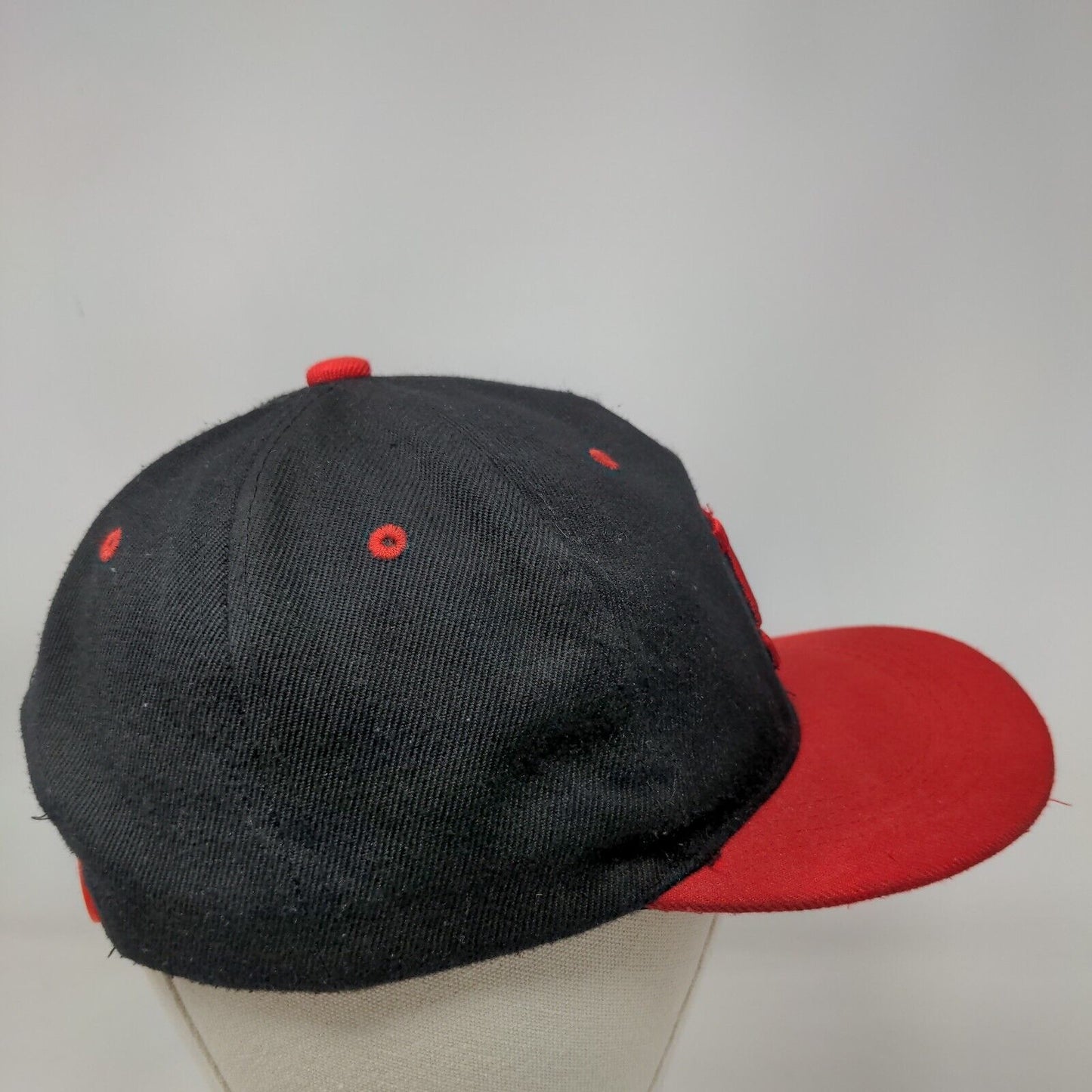New York Giants Snapback Hat Black Red OSFA Embroidered Logo NFL Adjustable