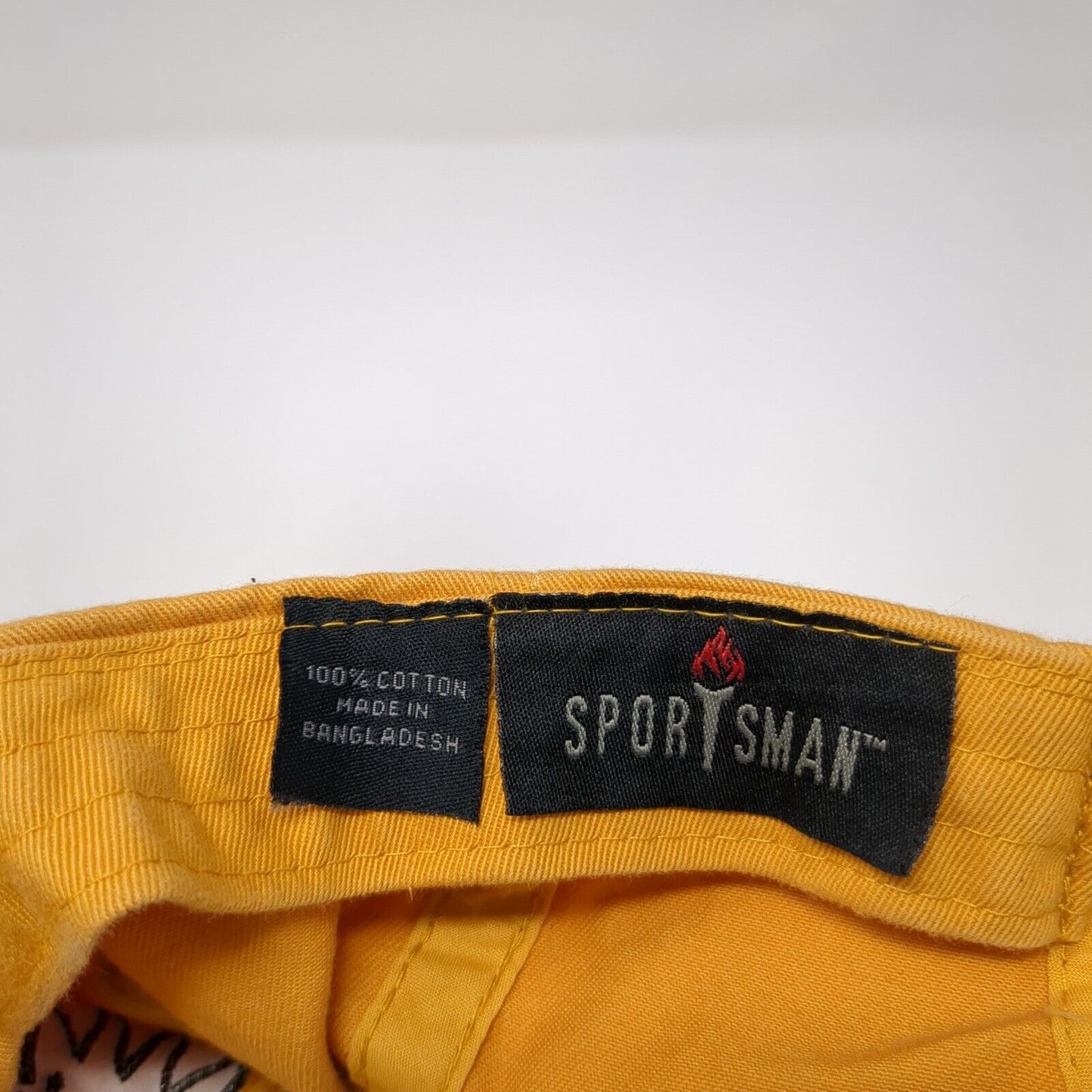 Sunburst Ranch Slideback Hat Yellow One Size Adjustable Sportsman