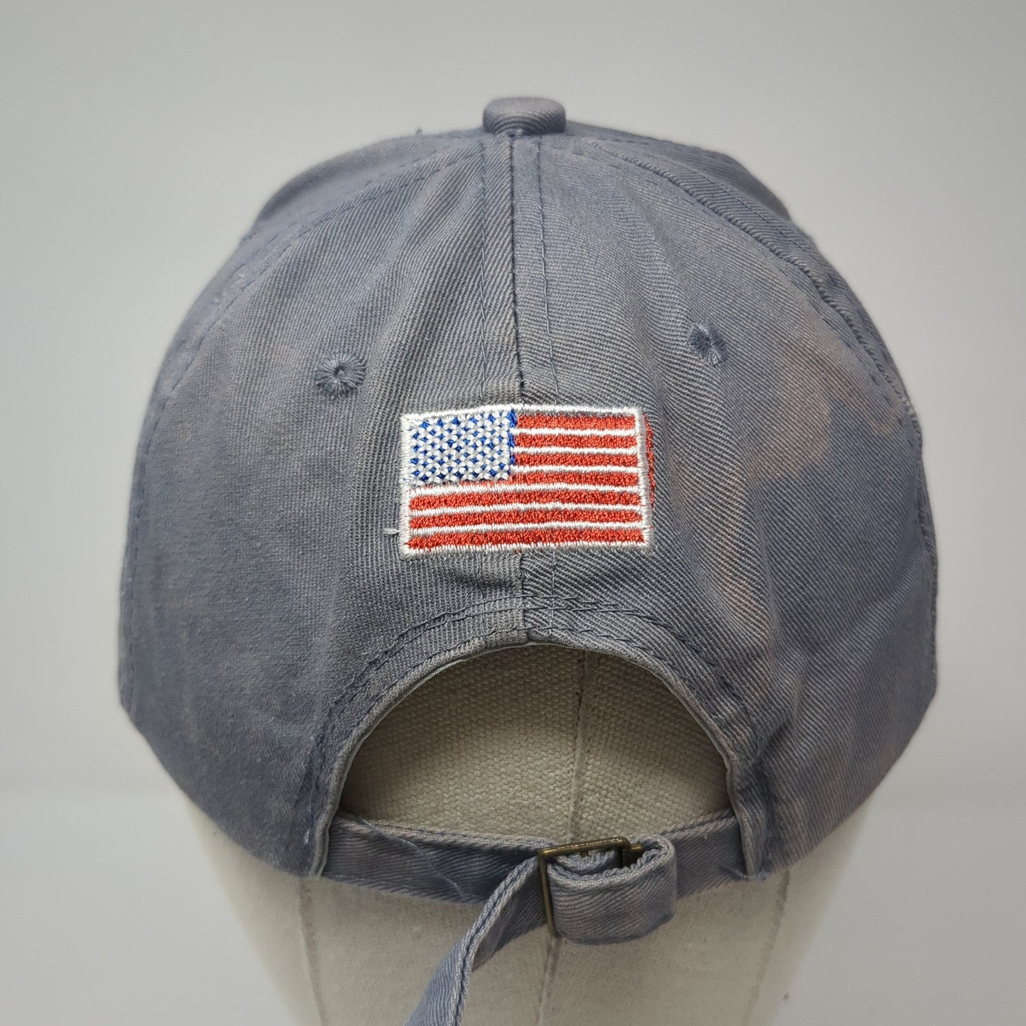 2020 Keep America Great! Slideback Hat Gray One Size Adjustable USA Flag