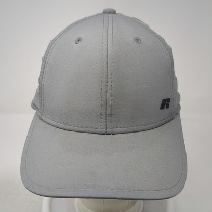 Russell Baseball Cap Gray XL Stretch Fit Performance Sport Gym Athletic Hat