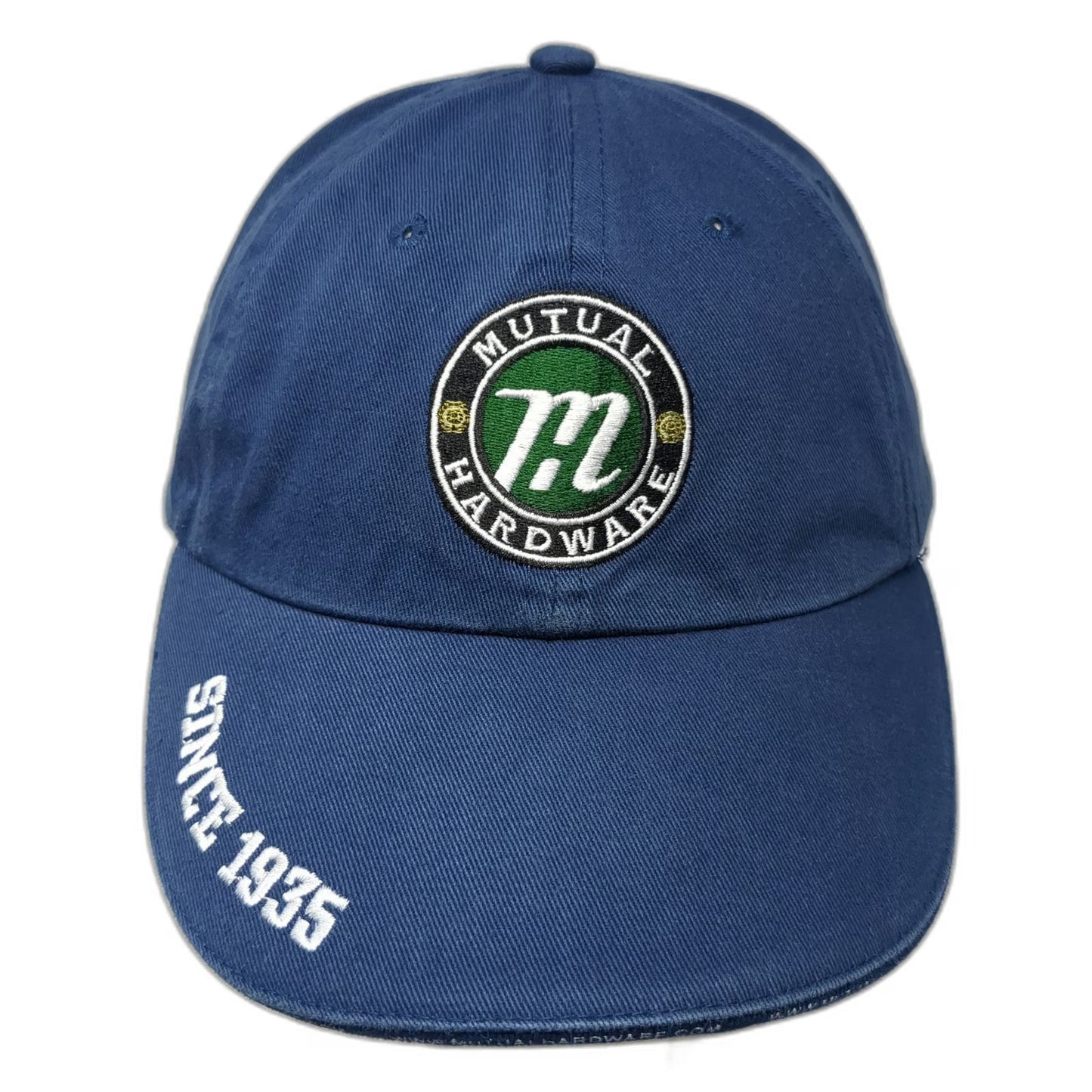 Zagwear Mutual Hardware Since 1935 Blue Baseball Cap One Size Slideback Hat
