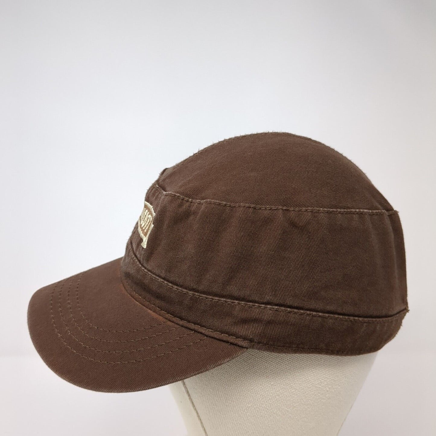 Lake Walcott Cadet Army Cap Brown One Size Adjustable Embroidered Otto Cotton