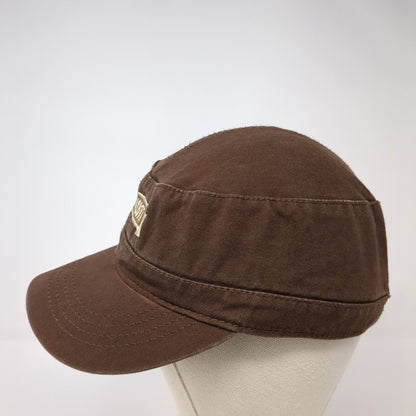 Lake Walcott Cadet Army Cap Brown One Size Adjustable Embroidered Otto Cotton