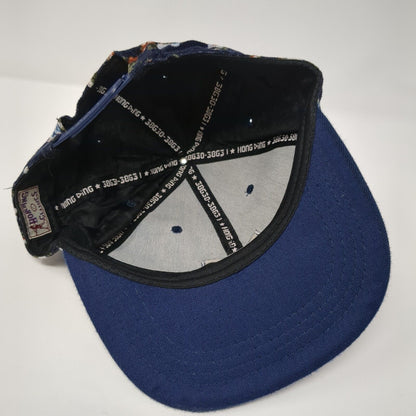 HongDing Snapback Floral Hat Multicolor OSFA Embroidered Logo Super Crew