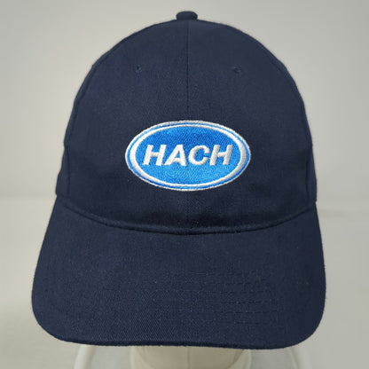 Hach Corporate Logo Blue Baseball Cap Hat One Size Strapback Adjustable