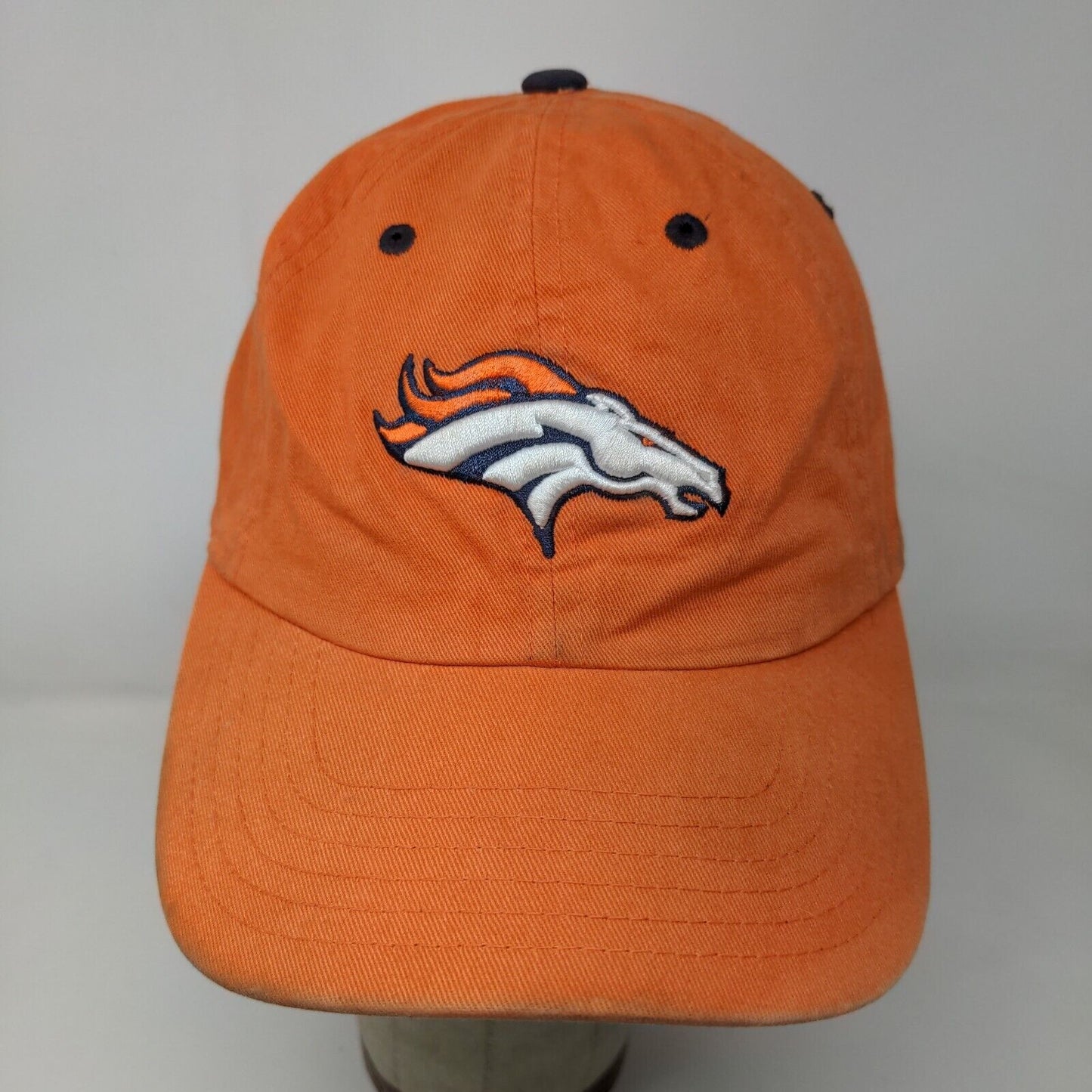 NFL Women's Slideback Hat Orange Adjustable Embroidered Denver Broncos Logo