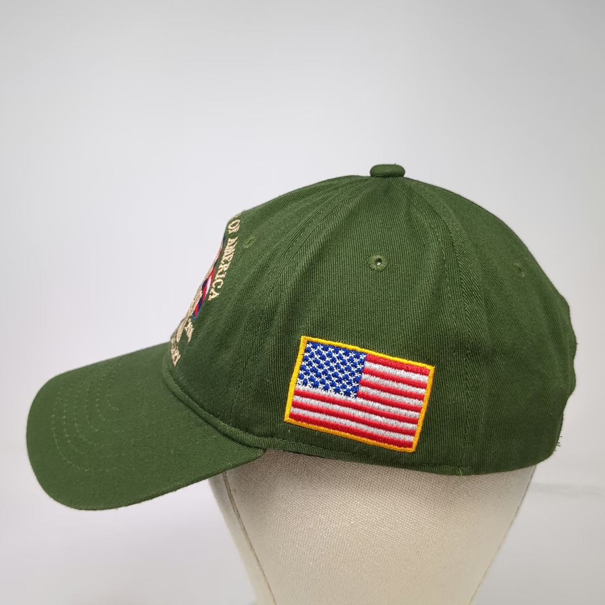 Baseball Cap Green One Size Slideback 250th Anniversary USA Eagle 1776-2026 Hat