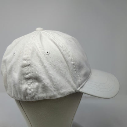 American Eagle Outfitters Baseball Cap White XL Fitted Red Underbill Logo Hat