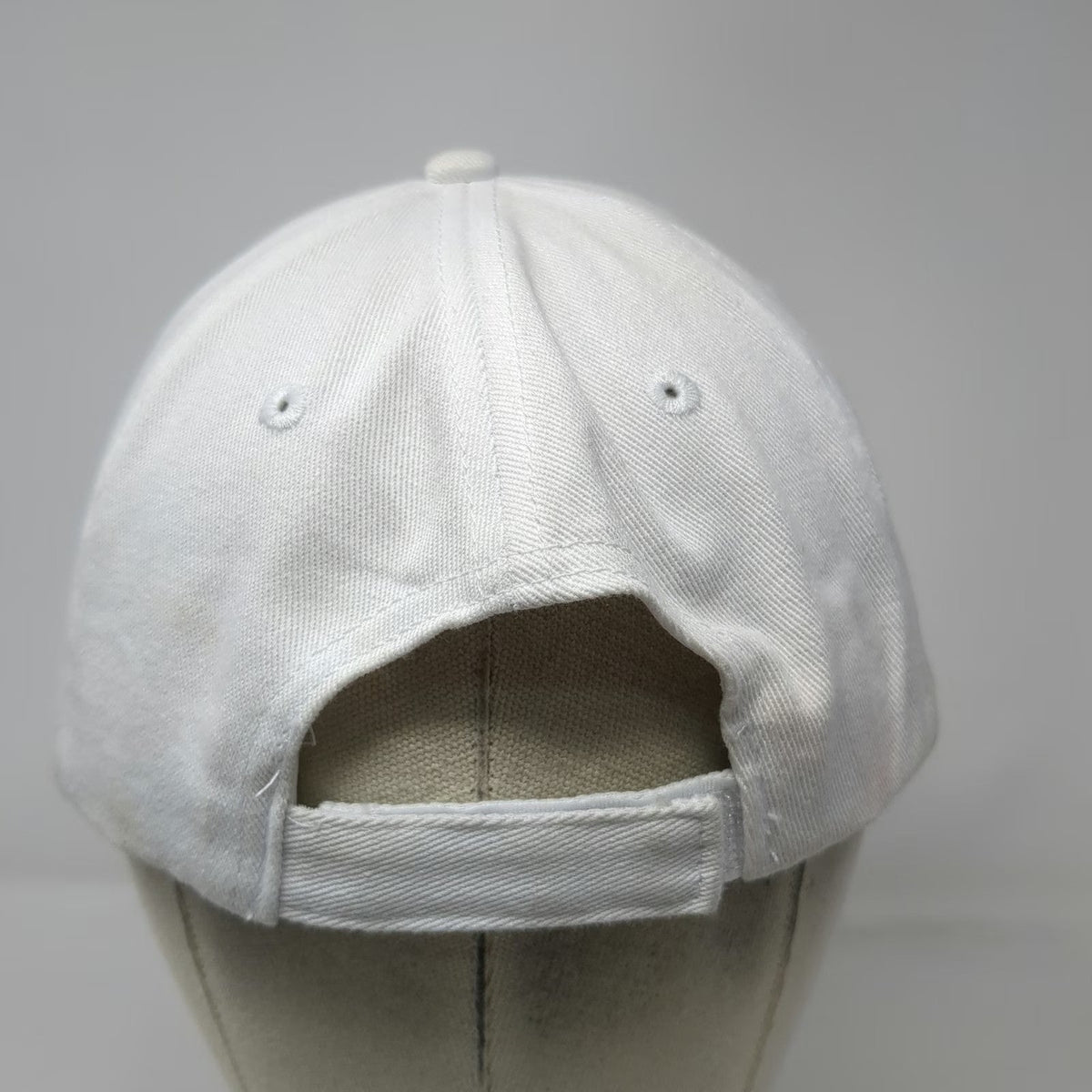 RWJBarnabas Health Medical White Baseball Cap One Size Strapback Cotton Hat