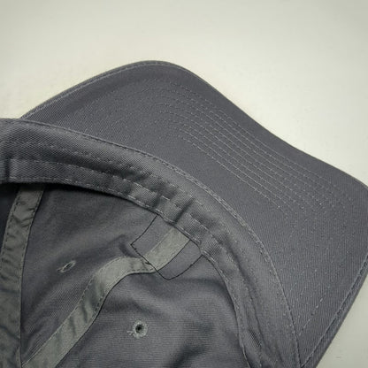 Buffalo Outdoors Baseball Cap Gray One Size Cotton Patch Logo Slideback Hat