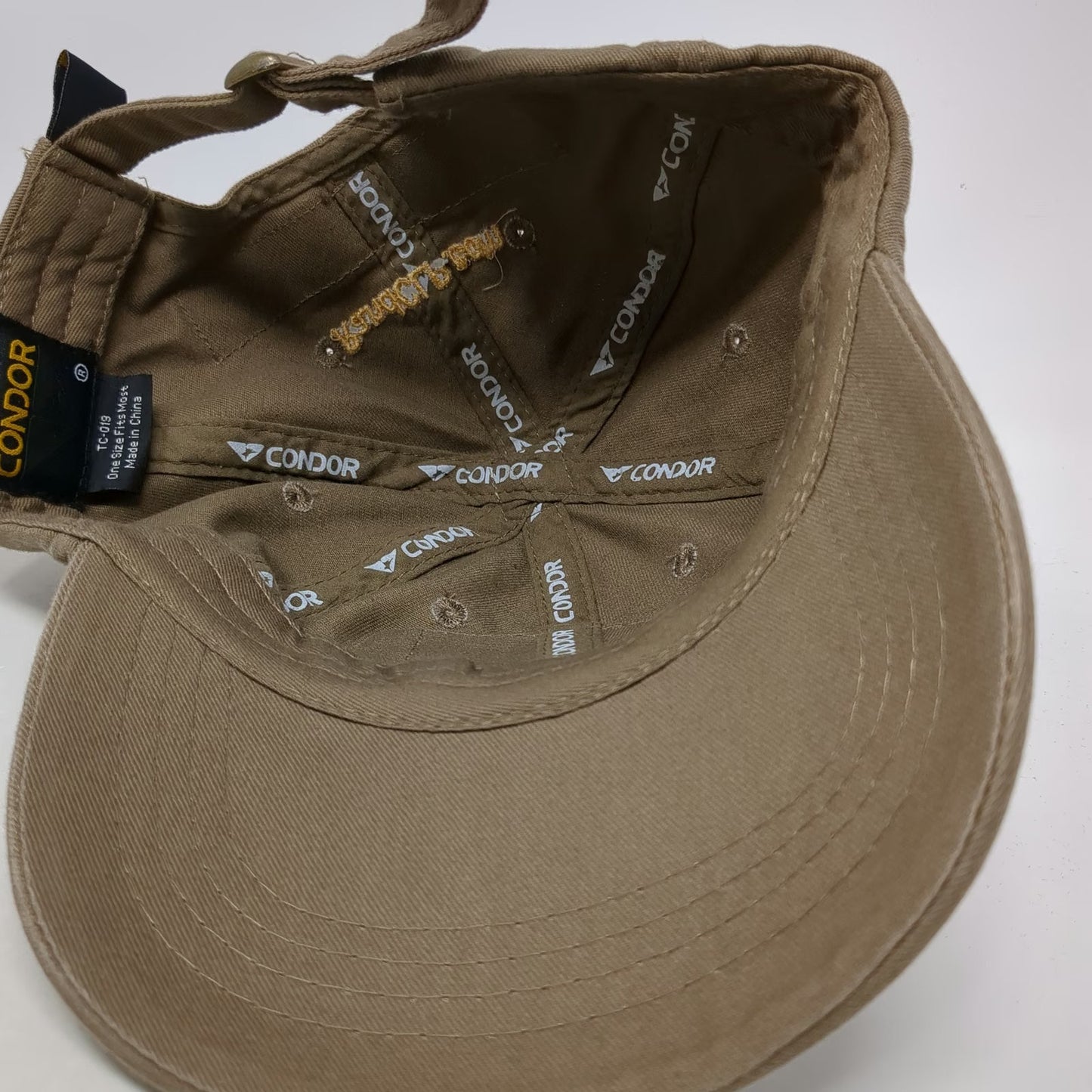 Condor Baseball Cap Brown One Size American Flag Patch Tactical RandCLP Hat