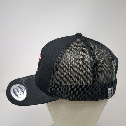 Lions Not Sheep Trucker Hat Black One Size Autographed Hendo US Flag Patch Hat