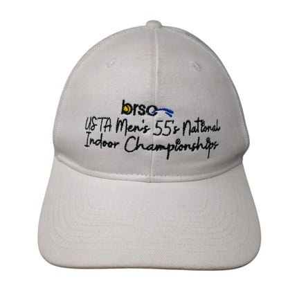 BRSC Indoor Championships Snapback Trucker Hat White One Size 6 Panel
