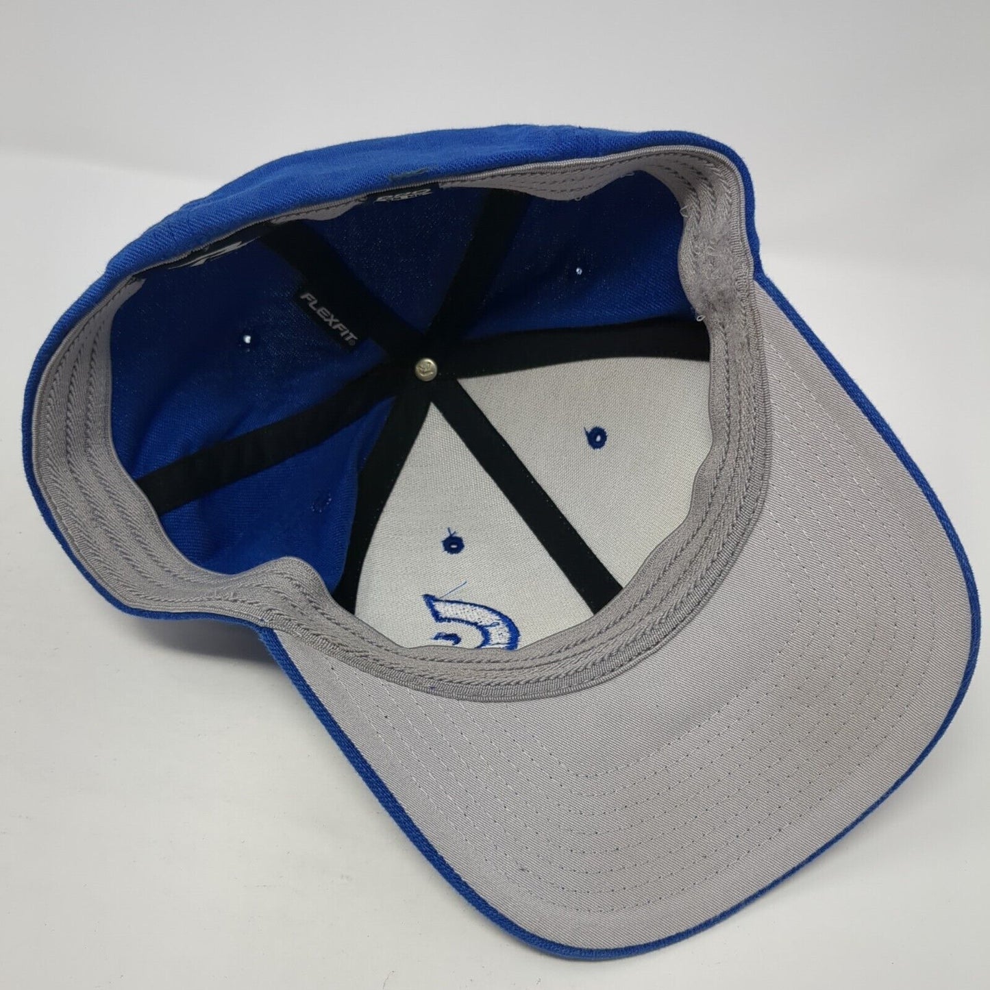 Pfister Fitted Hat Blue S/M Lightweight Embroidered Flexfit Pro185 Richardson