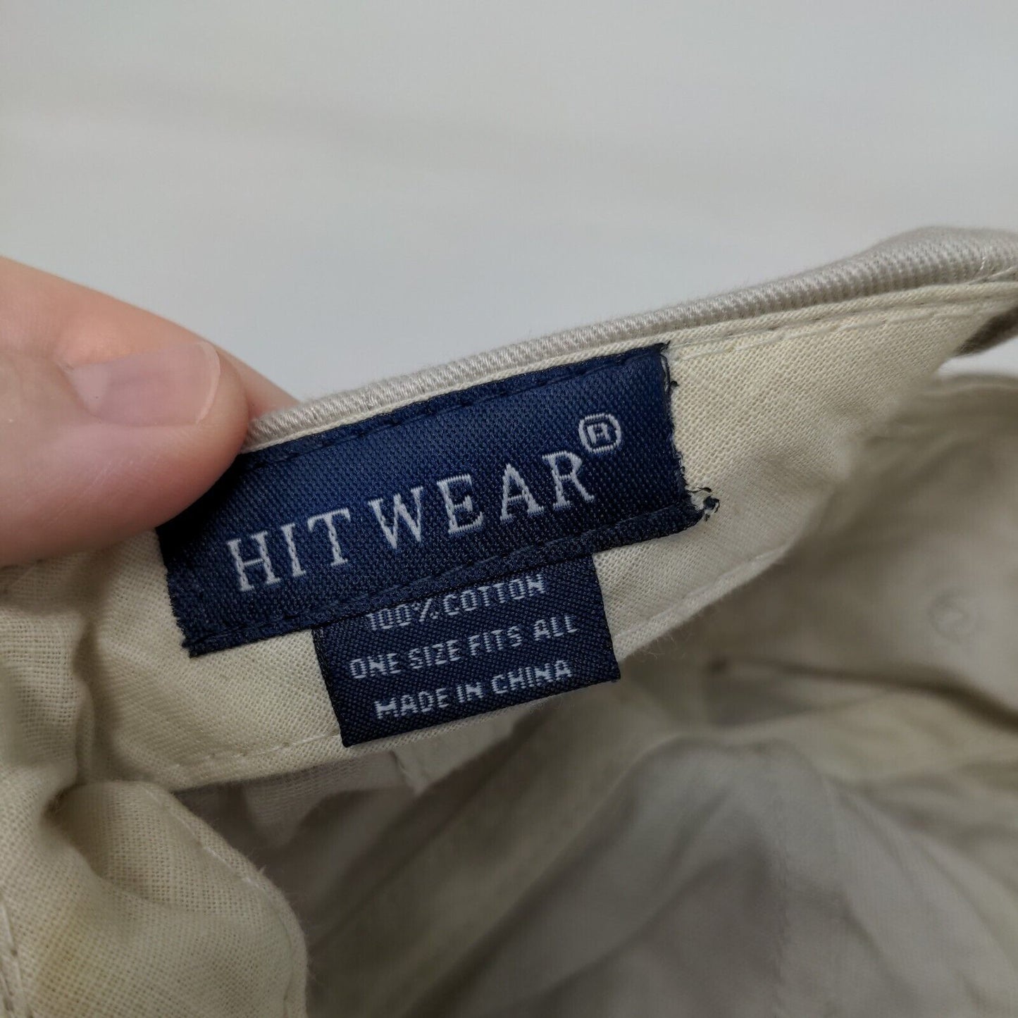 AllEars.Net Strapback Hat Tan OSFA Embroidered Vent Holes Hit Wear