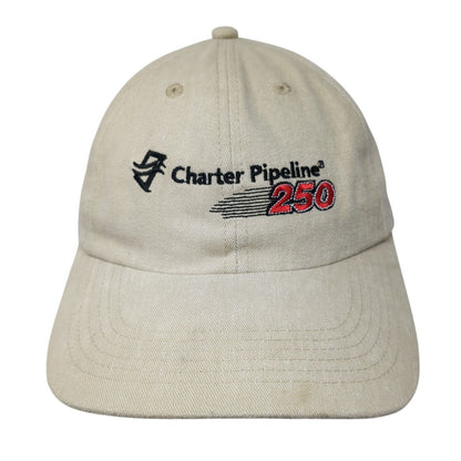 Charter Pipeline 250 Slideback Hat Tan One Size Adjustable Embroidered