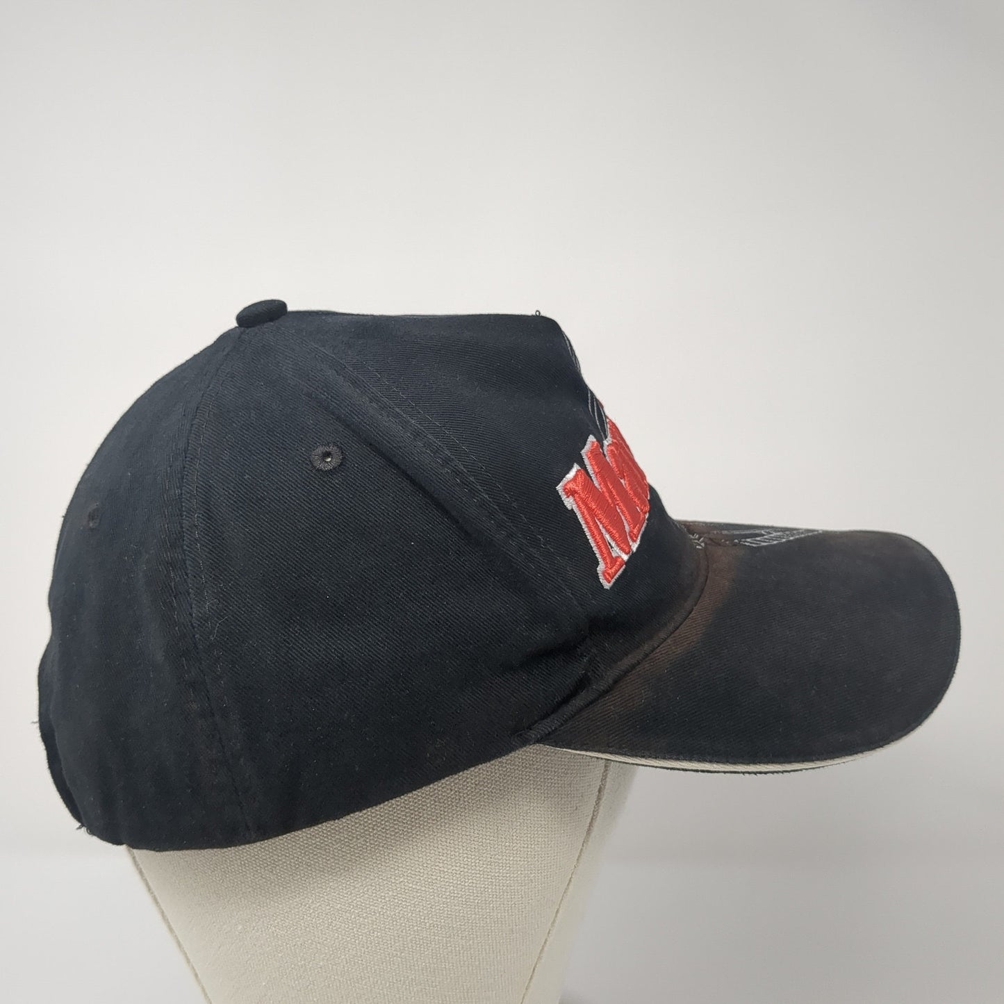 Marines Strapback Hat Black One Size Adjustable Embroidered Rothco
