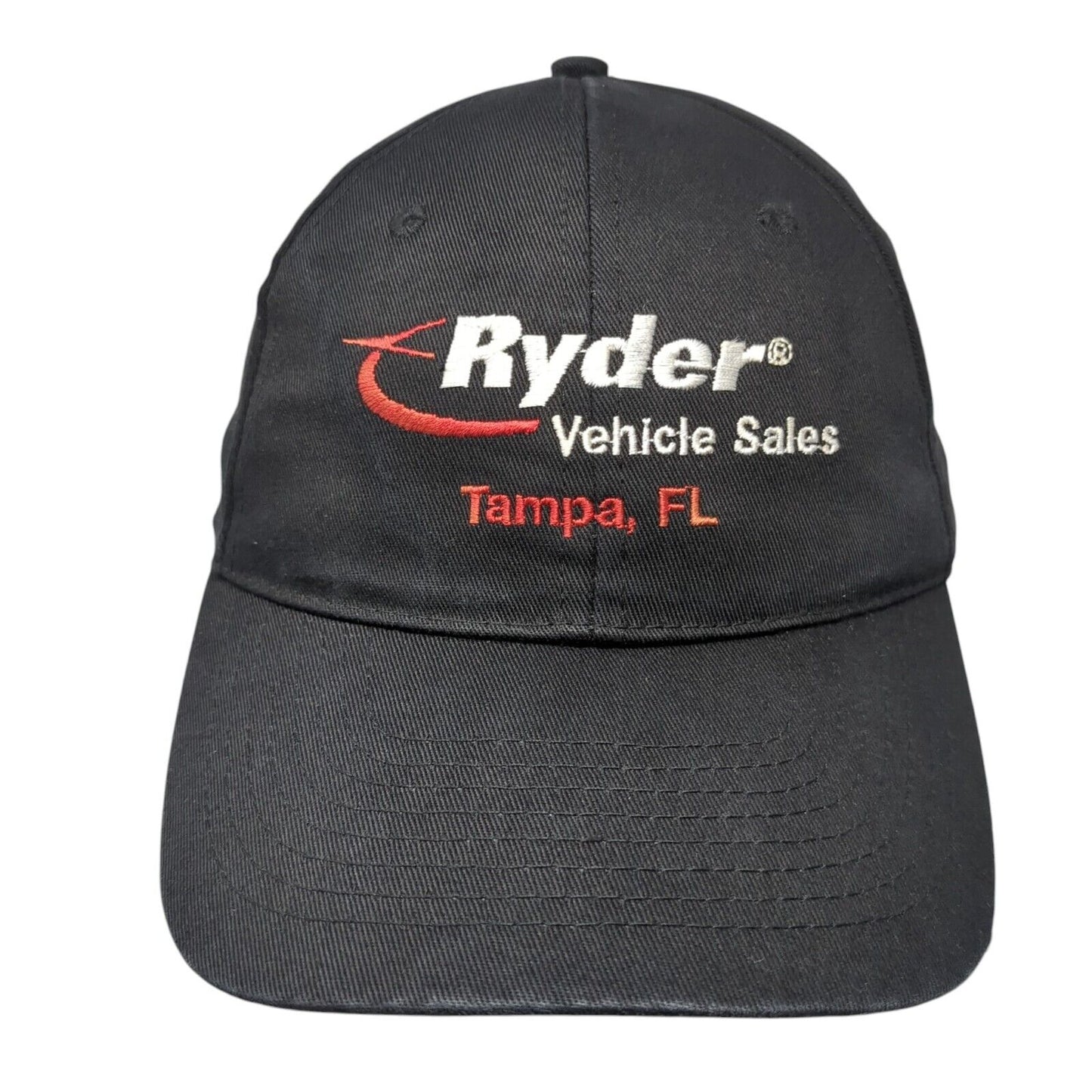 Ryder Vehicle Sales Strapback Hat Black One Size Adjustable Hit Wear