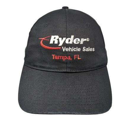 Ryder Vehicle Sales Strapback Hat Black One Size Adjustable Hit Wear