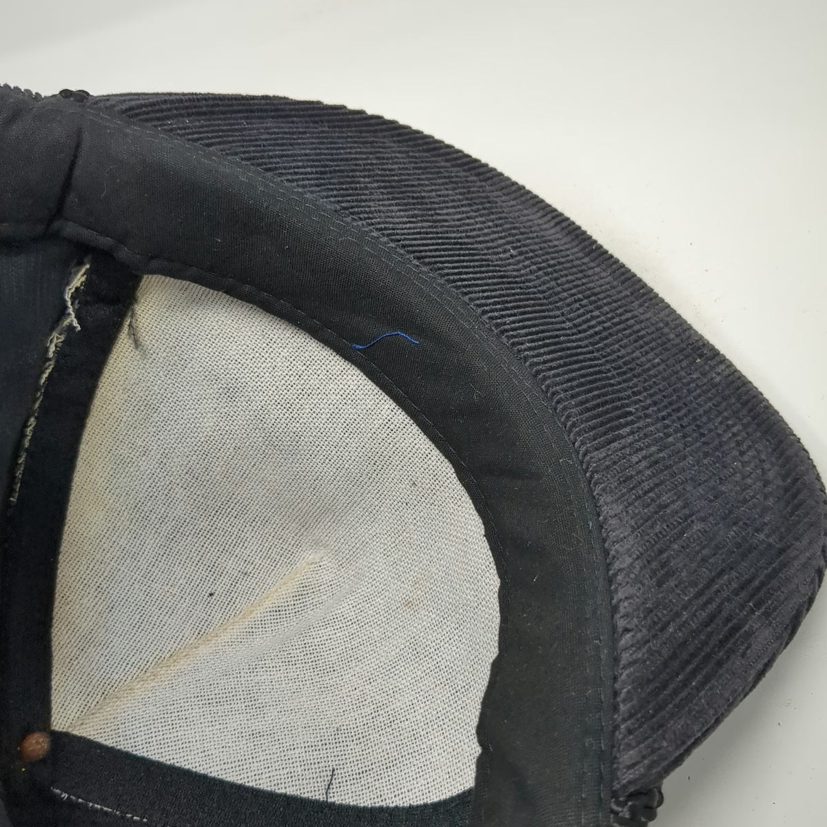 Nissin Trucker Black Hat One Size Chevrolet Red Bowtie Edmark Corduroy Strapback