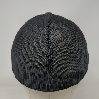 Hop Munitions Fitted Trucker Hat Gray L/XL Embroidered Mesh Back Richardson