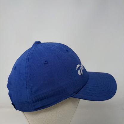 TaylorMade Strapback Hat Blue OSFA Embroidered Adjustable Adidas