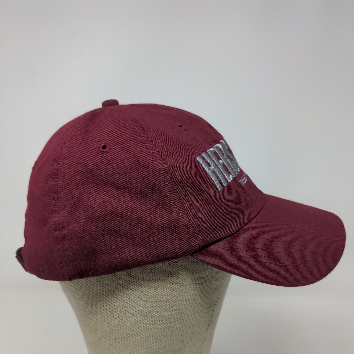 Hershey's Men's Slideback Hat Red Side OSFA Embroidered Times Square Logo