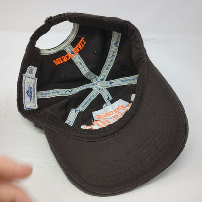 Pacific Headwear Baseball Cap Brown One Size Softball Embroidered Slideback Hat