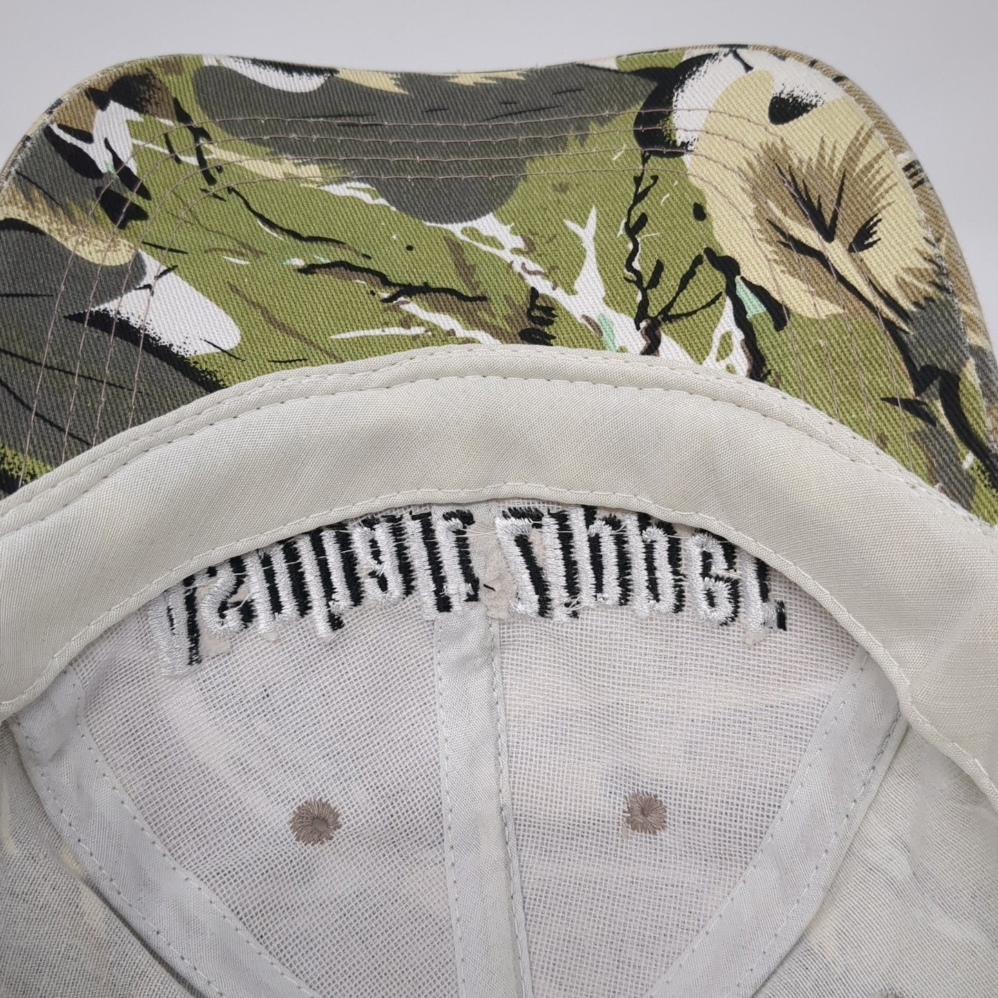 Asphalt Zipper Zip-It Strapback Hat Multicolor Camo One Size Adjustable