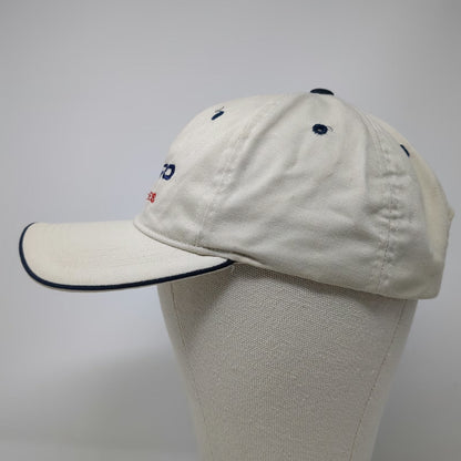 Crespo Pro Series Gloves Baseball Cap Beige Blue Red One Size Strapback Hat