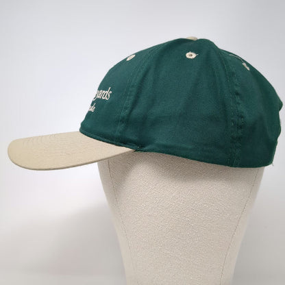 OTTO Snapback Hat Green One Size Angel Vineyards Arroyo Grande Two Tone Beige