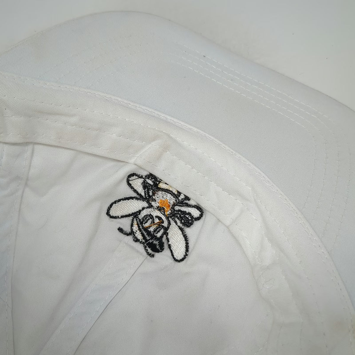Imperial Baseball Cap White One Size Firefly Mascot Embroidered Strapback Hat