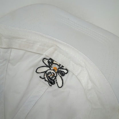 Imperial Baseball Cap White One Size Firefly Mascot Embroidered Strapback Hat