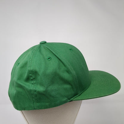 Adventure By Bike Snapback Hat Green OS Adjustable Embroidered 6 Panel Salsa